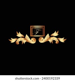 Diseño creativo de la letra inicial del logotipo F con plantilla moderna de vector de negocio. Diseño de logotipo de F en monograma aislado creativo