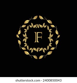 Creative Initial Brief F Logo Design mit modernem Business Vektordesign. Kreatives, isoliertes F-Monogramm-Logo-Design

