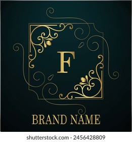 Creative Initial letter f logo design with modern business vector template. Creative isolated f monogram logo design

