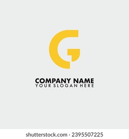 Creative Initial letter G logo vector.