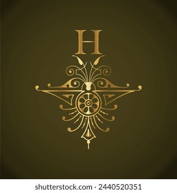 Creative Initial letter h logo design with modern business vector template. Creative isolated h monogram logo design
