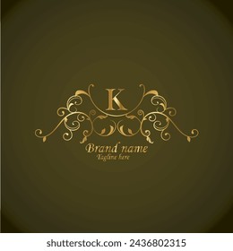 Creative Initial letter k logo design with modern business vector template. Creative isolated k monogram logo design