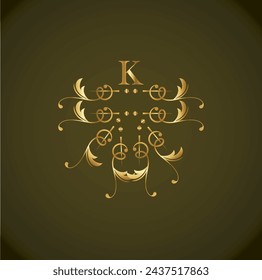 Creative Initial letter k logo design with modern business vector template. Creative isolated k monogram logo design
