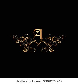 Creative Initial letter A logo design with modern business vector template. Creative isolated A monogram logo design
