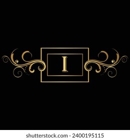 Creative Initial letter I logo design with modern business vector template. Creative isolated I monogram logo design