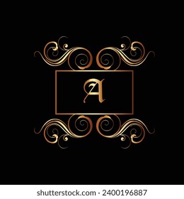 Creative Initial letter A logo design with modern business vector template. Creative isolated A monogram logo design
