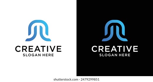 Creative initial letter logo design