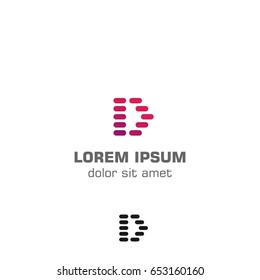 Creative initial letter logo. Vector logo template