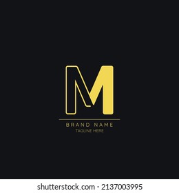 Creative initial letter M logo icon