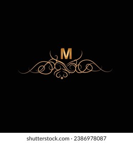 Creative Initial letter M logo design with modern business vector template. Creative isolated M monogram logo design
