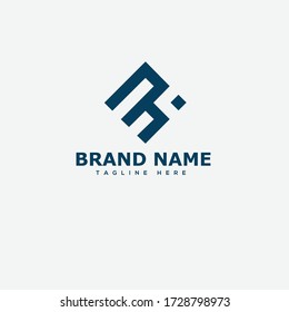  Creative Initial Letter MH Logo-Vektordesign-Vorlage 