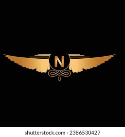 Creative Initial letter N logo design with modern business vector template. Creative isolated N monogram logo design