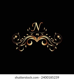 Creative Initial letter N logo design with modern business vector template. Creative isolated N monogram logo design
