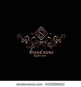 Creative Initial letter n logo design with modern business vector template. Creative isolated n monogram logo design
