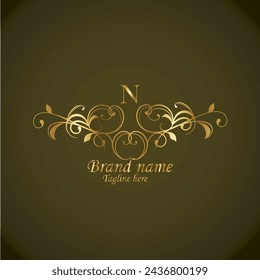 Creative Initial letter n logo design with modern business vector template. Creative isolated n monogram logo design
