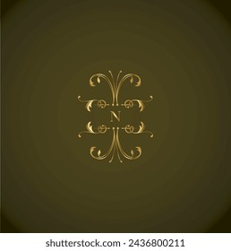 Creative Initial letter n logo design with modern business vector template. Creative isolated n monogram logo design
