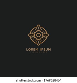 Creative initial letter O logo icon vector design. Luxury jewelry frame gem edge logotype. Print monogram initials stamp sign symbol