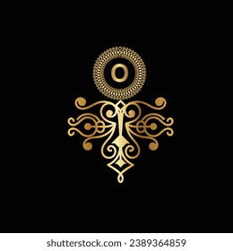 Creative Initial letter O logo design with modern business vector template. Creative isolated O monogram logo design
