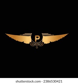 Creative Initial letter P logo design with modern business vector template. Creative isolated P monogram logo design
