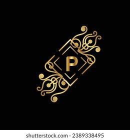 Creative Initial letter P logo design with modern business vector template. Creative isolated P monogram logo design
