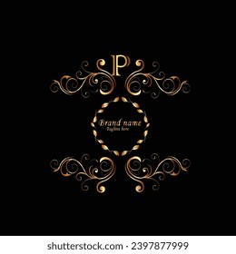 Creative Initial letter p logo design with modern business vector template. Creative isolated p monogram logo design
