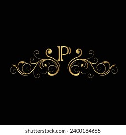 Creative Initial letter P logo design with modern business vector template. Creative isolated P monogram logo design