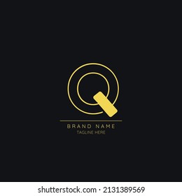 Creative initial letter Q logo icon