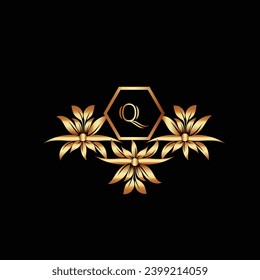 Creative Initial letter Q logo design with modern business vector template. Creative isolated Q monogram logo design