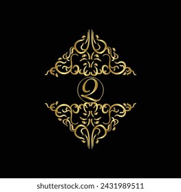 Creative Initial letter q logo design with modern business vector template. Creative isolated q monogram logo design

