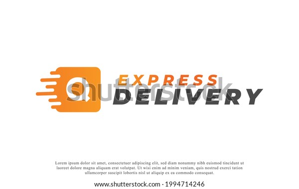 Creative\
Initial Letter Q Logo. Orange Shape Q Letter with Fast Shipping\
Delivery Truck Icon. Usable for Business and Branding Logos. Flat\
Vector Logo Design Ideas Template\
Element