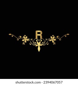 Creative Initial letter R logo design with modern business vector template. Creative isolated R monogram logo design