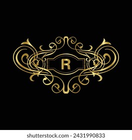 Creative Initial letter r logo design with modern business vector template. Creative isolated r monogram logo design
