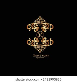 Creative Initial letter r logo design with modern business vector template. Creative isolated r monogram logo design
