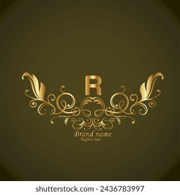 Creative Initial letter r logo design with modern business vector template. Creative isolated r monogram logo design
