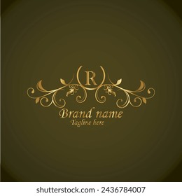 Diseño creativo inicial de la letra o del logotipo con plantilla moderna del vector del negocio. Diseño de logotipo aislado r monograma creativo
