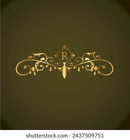 Creative Initial letter r logo design with modern business vector template. Creative isolated r monogram logo design
