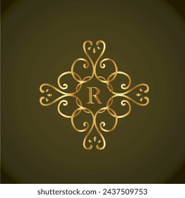 Creative Initial letter r logo design with modern business vector template. Creative isolated r monogram logo design

