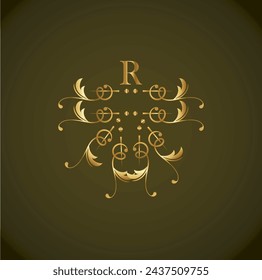 Creative Initial letter r logo design with modern business vector template. Creative isolated r monogram logo design
