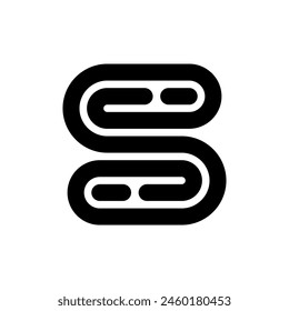Plantilla del logotipo del alfabeto de la letra S inicial creativa