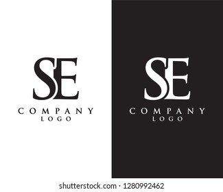 creative Initial letter se, es abstract Company logo design. vector logo for company identity