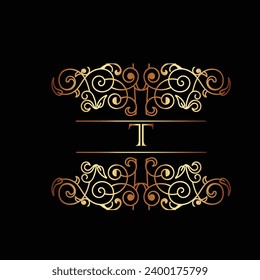 Creative Initial letter T logo design with modern business vector template. Creative isolated T monogram logo design
