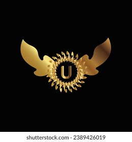 Creative Initial letter U logo design with modern business vector template. Creative isolated U monogram logo design