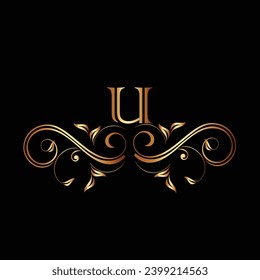 Creative Initial letter U logo design with modern business vector template. Creative isolated U monogram logo design