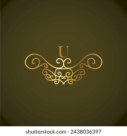 Creative Initial letter u logo design with modern business vector template. Creative isolated u monogram logo design
