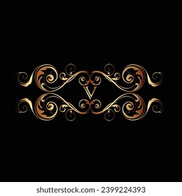 Creative Initial letter V logo design with modern business vector template. Creative isolated V monogram logo design