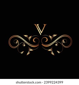 Creative Initial Letter V Logo Design mit modernem Business Vektordesign. Creative, isolierte V-Monogramm-Logo-Design