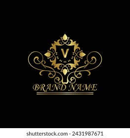 Creative Initial letter v logo design with modern business vector template. Creative isolated v monogram logo design