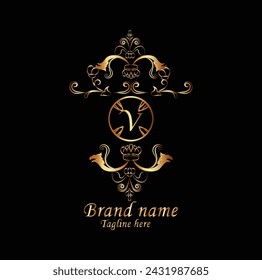 Creative Initial letter v logo design with modern business vector template. Creative isolated v monogram logo design
