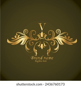 Creative Initial letter v logo design with modern business vector template. Creative isolated v monogram logo design
