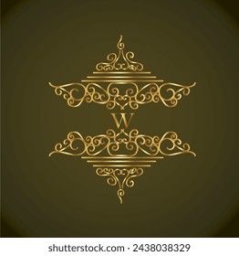 Diseño de logotipo inicial creativo w con plantilla de vector de negocios moderna. Diseño aislado creativo w monograma logo